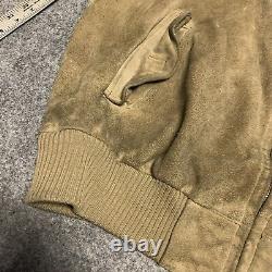 Vintage Polo Ralph Lauren 100% Genuine Suede Western Jacket Size XL read