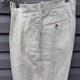 Vintage Polo Ralph Lauren 100% Linen Pants Mens 32 X 28 Beige Pleated Cuff