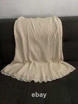 Vintage Polo Ralph Lauren 100% Silk Skirt Sz 2P Beaded 80's