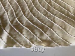 Vintage Polo Ralph Lauren 100% Silk Skirt Sz 2P Beaded 80's