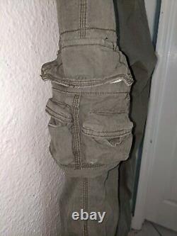 Vintage Polo Ralph Lauren 34x30 Military Paratrooper Pilot Olive Cargo Pant rrl
