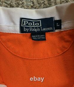 Vintage Polo Ralph Lauren 5 Horsemen Rugby Bear Ski Wing USA Sport