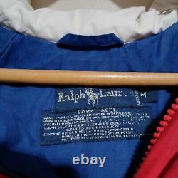 Vintage Polo Ralph Lauren- 80s 1990s 90s Uni Crest Down Puffer Jacket- 1992 ski