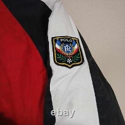 Vintage Polo Ralph Lauren- 80s 1990s 90s Uni Crest Down Puffer Jacket- 1992 ski