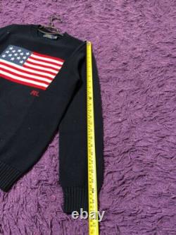 Vintage Polo Ralph Lauren American Flag Logo Sweater