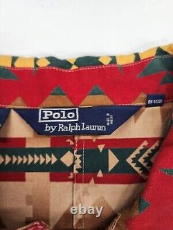 Vintage Polo Ralph Lauren Aztec Field Jacket, Chore Jacket, Navajo