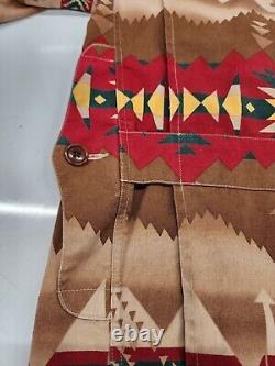 Vintage Polo Ralph Lauren Aztec Field Jacket, Chore Jacket, Navajo