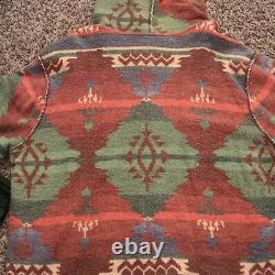 Vintage Polo Ralph Lauren Aztec Hoodie Sweat Shirt