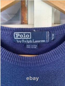 Vintage Polo Ralph Lauren Bear Stadium Snow Beach 1992 Rare P Wing T Shirt Sz M