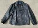 Vintage Polo Ralph Lauren Black Leather Motorcycle Jacket Size Xl Rrl Country