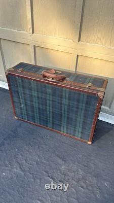 Vintage Polo Ralph Lauren Black Watch Suitcase Made In Italy 93 Snowbeach Rrl