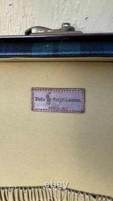 Vintage Polo Ralph Lauren Black Watch Suitcase Made In Italy 93 Snowbeach Rrl