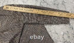 Vintage Polo Ralph Lauren Blazer Jacket Men's 40R Houndstooth Surgeon's Cuffs