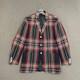 Vintage Polo Ralph Lauren Blazer Jacket Mens 40 Multicolor Plaid Linen Preppy