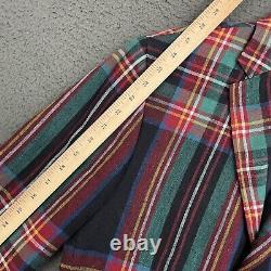 Vintage Polo Ralph Lauren Blazer Jacket Mens 40 Multicolor Plaid Linen Preppy