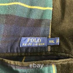 Vintage Polo Ralph Lauren Blazer Mens 2XL XXL Sports Coat Corduroy Flannel Lined
