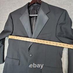 Vintage Polo Ralph Lauren Blazer Mens 40 Black Tuxedo Made in USA Wool