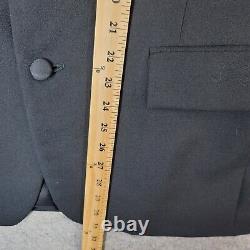 Vintage Polo Ralph Lauren Blazer Mens 40 Black Tuxedo Made in USA Wool