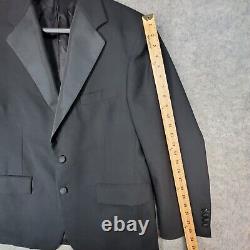 Vintage Polo Ralph Lauren Blazer Mens 40 Black Tuxedo Made in USA Wool