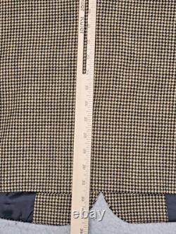 Vintage Polo Ralph Lauren Blazer Mens 44R (46 Chest) Wool Tweed Houndstooth
