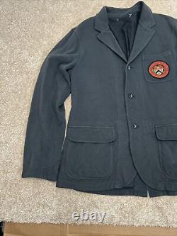 Vintage Polo Ralph Lauren Blue Blazer Madison Bleecker Crest Mens Sz L Rare