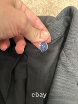 Vintage Polo Ralph Lauren Blue Blazer Madison Bleecker Crest Mens Sz L Rare