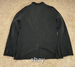 Vintage Polo Ralph Lauren Blue Blazer Madison Bleecker Crest Mens Sz L Rare