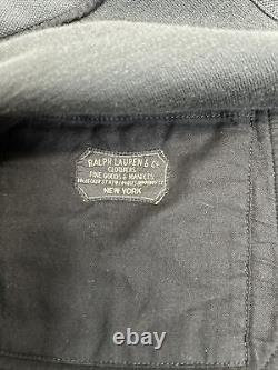 Vintage Polo Ralph Lauren Blue Blazer Madison Bleecker Crest Mens Sz L Rare