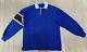 Vintage Polo Ralph Lauren Blue Rugby Shirt Made In Usa Men's Large