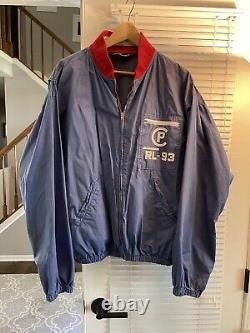 Vintage Polo Ralph Lauren Bomber 90's RLYC Jacket CP RL 93 Varsity Men's XL