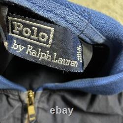 Vintage Polo Ralph Lauren Bomber Jacket Windbreaker 93 RLPC 90s 1993 P Wing