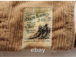 Vintage Polo Ralph Lauren Brown Corduroy Pheasant Duck Hunting Outdoors Hat Cap