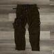 Vintage Polo Ralph Lauren Brown Paratrooper Cargo Pants Size 32x30 Men Rare Euc