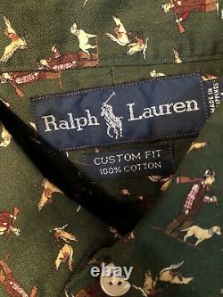 Vintage Polo Ralph Lauren Button Down Shirt Duck Hunting Great Outdoors 2XL XXL
