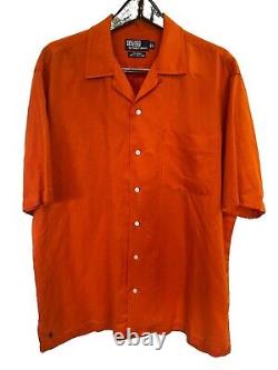 Vintage Polo Ralph Lauren Caldwell 53% Silk 47% Linen shirt