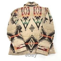 Vintage Polo Ralph Lauren Cardigan Sweater Knitwear Aztec Navajo Men's Sz Small