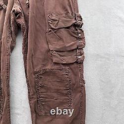 Vintage Polo Ralph Lauren Cargo Pants Men 34x34 Brown Paratrooper Military