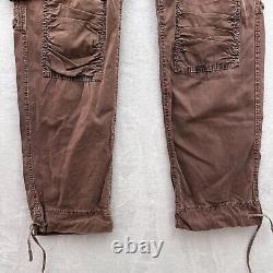 Vintage Polo Ralph Lauren Cargo Pants Men 34x34 Brown Paratrooper Military