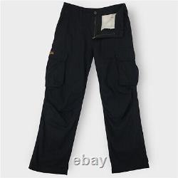 Vintage Polo Ralph Lauren Cargo Pants Mens 32x32 Black Military Surplus Y2K