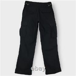Vintage Polo Ralph Lauren Cargo Pants Mens 32x32 Black Military Surplus Y2K