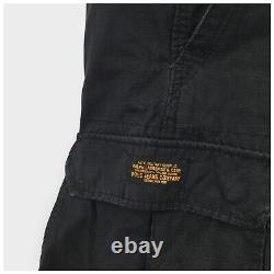 Vintage Polo Ralph Lauren Cargo Pants Mens 32x32 Black Military Surplus Y2K