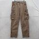 Vintage Polo Ralph Lauren Cargo Pants Mens 32x32 Brown Corduroy Military Utility