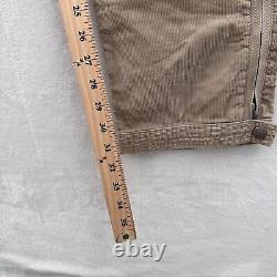 Vintage Polo Ralph Lauren Cargo Pants Mens 32x32 Brown Corduroy Military Utility