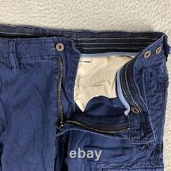 Vintage Polo Ralph Lauren Cargo Pants Mens 36 x 30 Navy Utility Military 90s Y2K