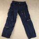 Vintage Polo Ralph Lauren Cargo Utility Flight Pants Navy Blue 32x30 Rare Vtg