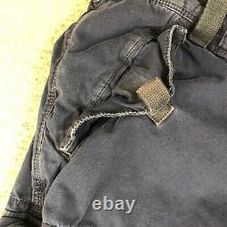 Vintage Polo Ralph Lauren Cargo Utility Flight Pants Navy Blue 32x30 Rare VTG