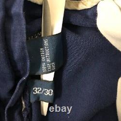 Vintage Polo Ralph Lauren Cargo Utility Flight Pants Navy Blue 32x30 Rare VTG