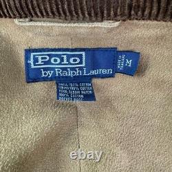 Vintage Polo Ralph Lauren Chore Jacket Mens Medium Gray Oil Cloth Field Coat
