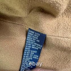 Vintage Polo Ralph Lauren Chore Jacket Mens Medium Gray Oil Cloth Field Coat