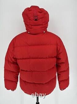 Vintage Polo Ralph Lauren Coat Adult Large Red Puffer Down Hooded Jacket Men's